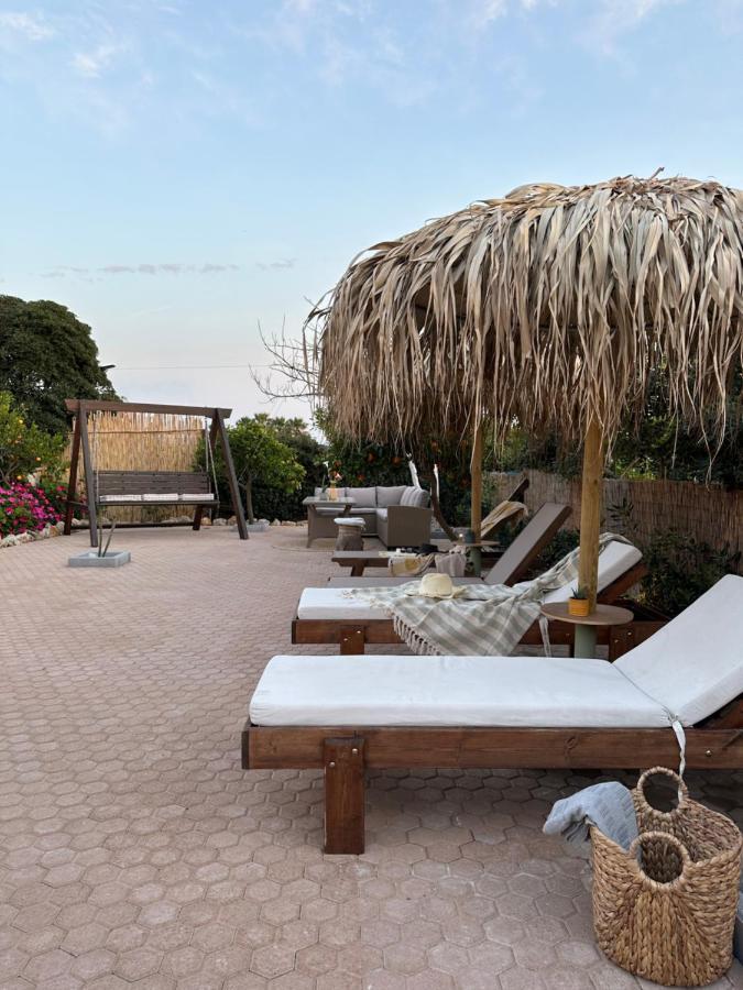 Villa Aspasia With Private Jacuzzi - Oasis Resort Kokkinos Pyrgos Exterior foto
